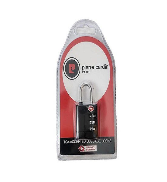 PIERRE CARDIN Combination lock for luggage TSA Keyblack. 100% оригинал
