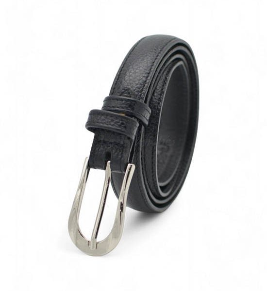 la franche Women Belt Pebble Pattern Genuine Cow Leather Belt Black. 100% оригинал