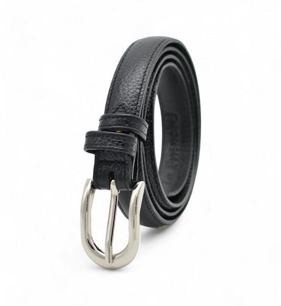 la franche Women Belt Pebble Pattern Genuine Cow Leather Belt Black. 100% оригинал