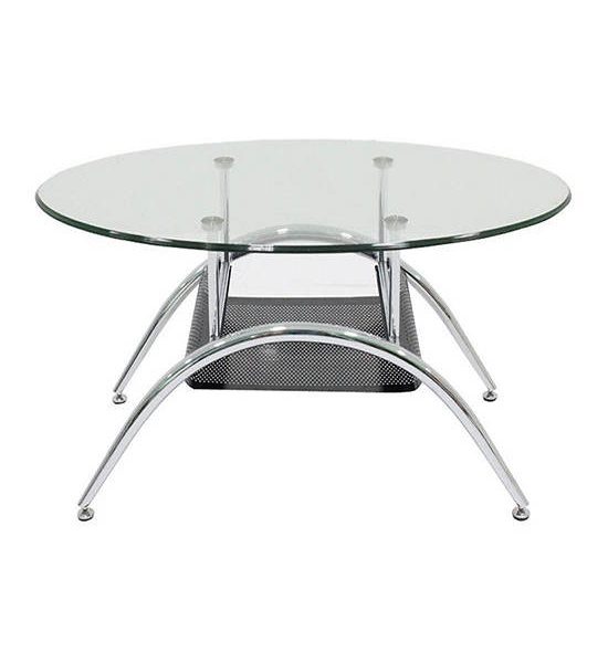 LIVING SOLUTIONS BY SB Season steel glass top table, silver color. 100% оригинал