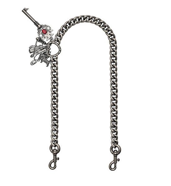 MARC JACOBS MARC JACOBS X WIZARD OF OZ  THE TOTO CHAIN SHOULDER STRAP ANTIQUE SILVER. 100% оригинал