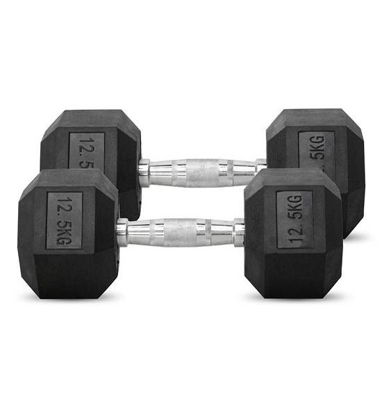 IRONTEC Dumbbell HEX 12.5KG x2 (black). 100% оригинал