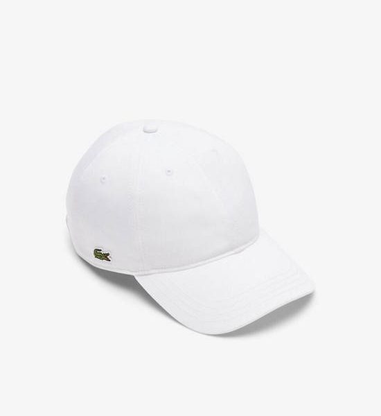 LACOSTE Cotton Twill Cap White. 100% оригинал