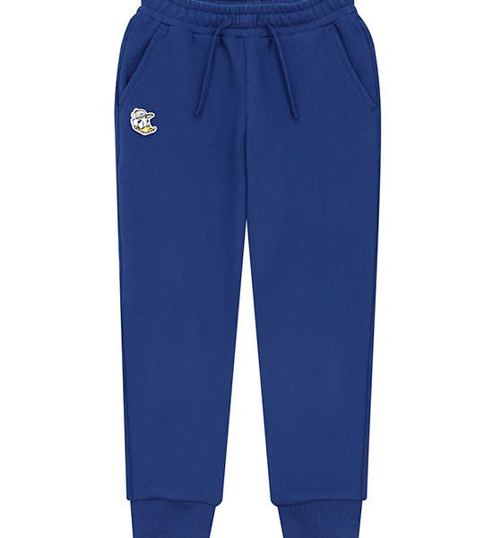 GIORDANO Boy's French Terry Elastic Waist Jogger Pants (Disney) Navy Peony Blue. 100% оригинал