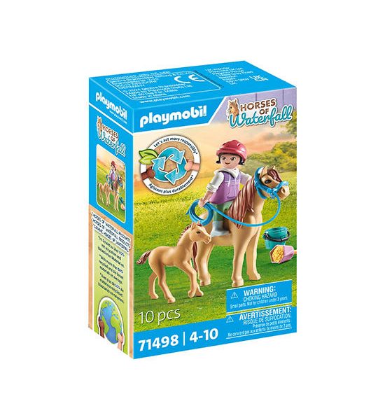 PLAYMOBIL HORSES OF WATERFALL CHILD WITH PONY AND FOAL. 100% оригинал