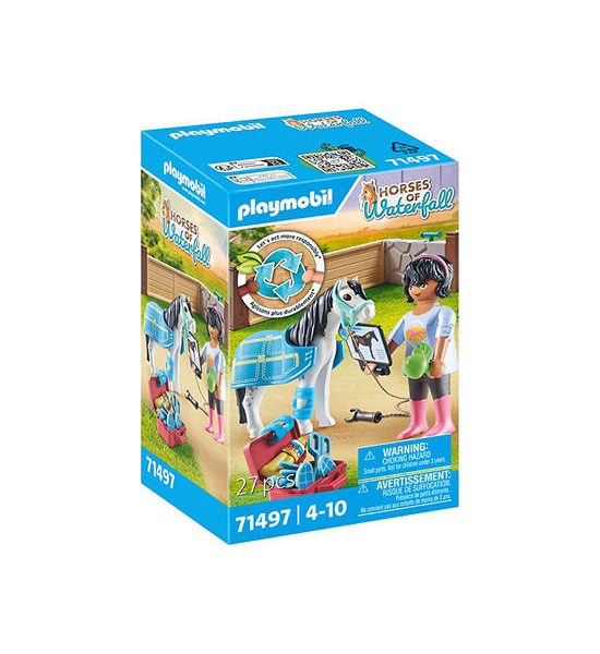 PLAYMOBIL HORSES OF WATERFALL HORSE THERAPIST. 100% оригинал