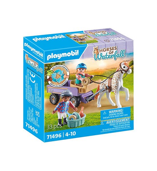 PLAYMOBIL HORSES OF WATERFALL PONY CARRIAGE. 100% оригинал
