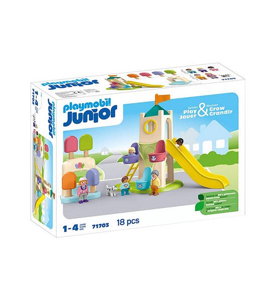 PLAYMOBIL JUNIOR: ADVENTURE TOWER WITH ICE CREAM BOOTH. 100% оригинал