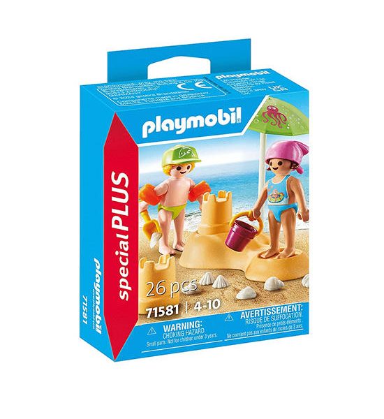 PLAYMOBIL SPECIAL PLUS KIDS WITH SAND CASTLE. 100% оригинал