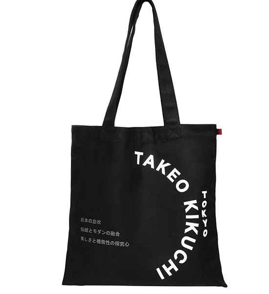 TAKEO KIKUCHI MEN BLACK TAKEO CANVAS TOTE BAG. 100% оригинал