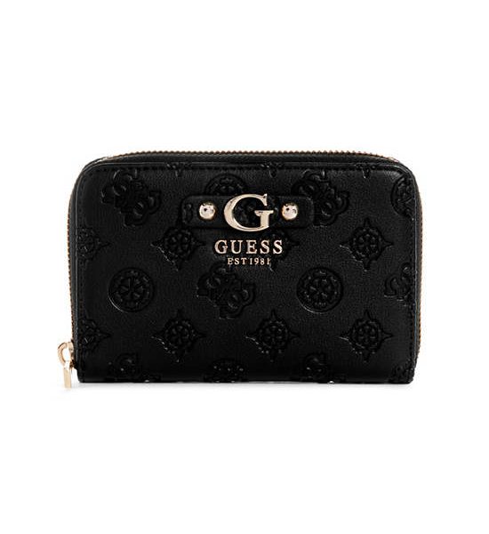 GUESS WOMEN BAG  GERTY SLG MEDIUM ZIP AROUND Black. 100% оригинал
