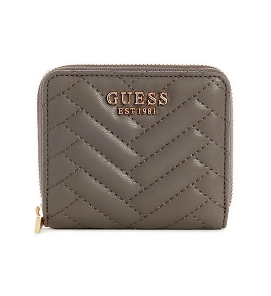 GUESS WOMEN BAG  ANNING SLG SMALL ZIP AROUND Grey. 100% оригинал