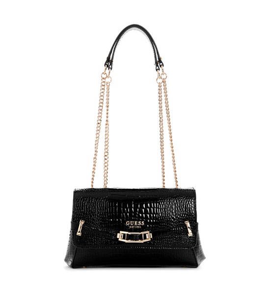 GUESS WOMEN BAG  SILVYE CONVERTIBLE XBODY FLAP Black. 100% оригинал