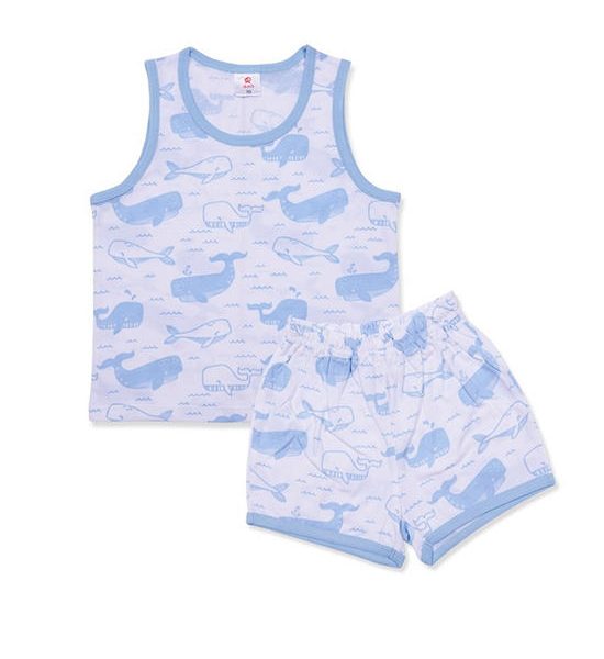 AUKA Blue,Tank Top + Shorts Set, Kids, Auka Animal Team,. 100% оригинал