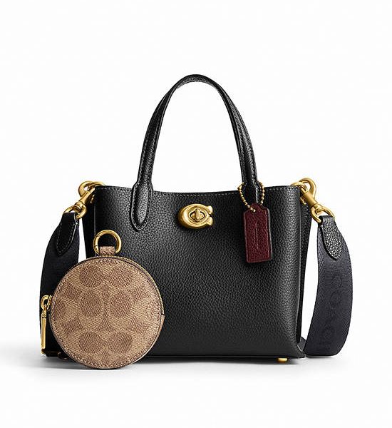 COACH Willow Tote Bag 18 Black. 100% оригинал