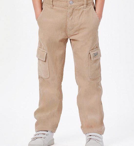 LEE KIDS Boy's Pants Conduroy New Preps Collection Mid Cargo Fit Beige. 100% оригинал