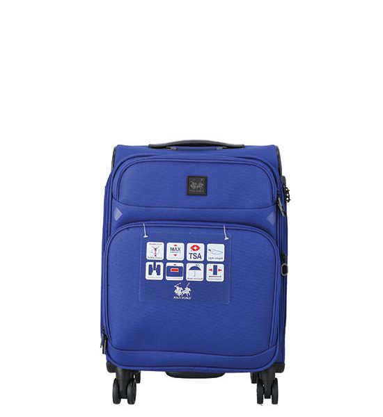 POLO WORLD POLO WORLD PW711 D'Lite Softcase Luggage Navy Size 20". 100% оригинал