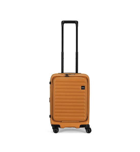 LOJEL Cubo Small Front-Open Hardside Spinner Luggage 21 Inch Golden Ochre. 100% оригинал