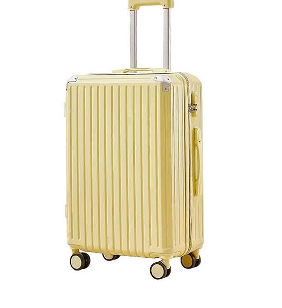 COCOGU Lemon - Luggage, travel bag with wheels, USB charging port function, lightweight, 20 inches, model 206. 100% оригинал
