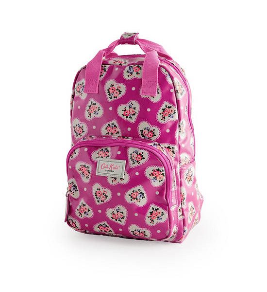 Cath Kidston Pink Kids Girl Medium Backpack Lace Hearts. 100% оригинал