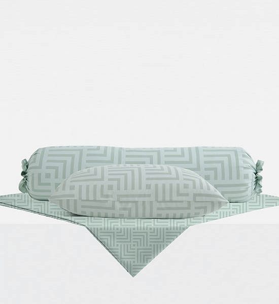 LOTUS BEDSET : MILANO (3EA) 3.5FT MILANO-04 Green. 100% оригинал
