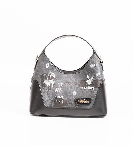 PLAYBOY Playboy Lively Bag Soot Black. 100% оригинал