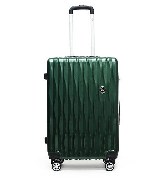 HQ LUGGAGE Hard Case ABS Luggage Model. 8866 24 inch - Green. 100% оригинал