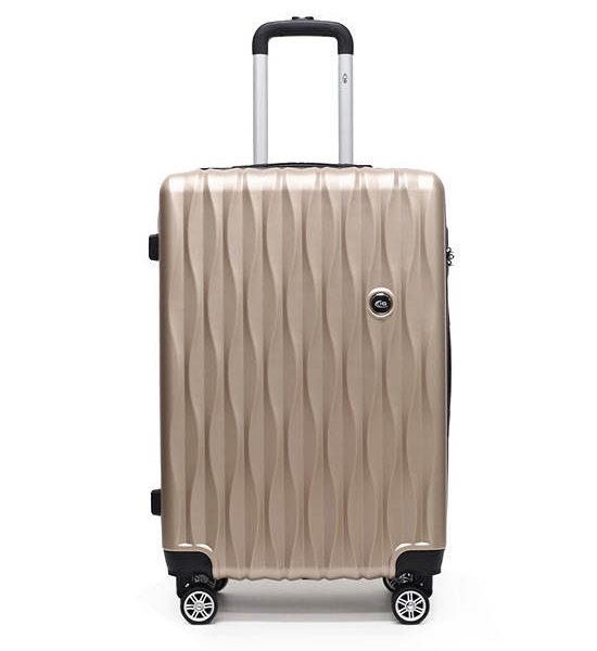 HQ LUGGAGE Hard Case ABS Luggage Model. 8866 24 inch - Gold. 100% оригинал