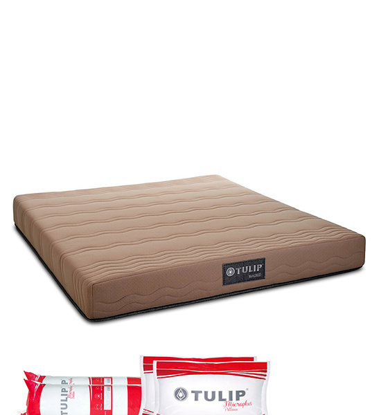 TULIP High Compressed Durafoam Mattress Model MADRID size 6 Feet. 100% оригинал