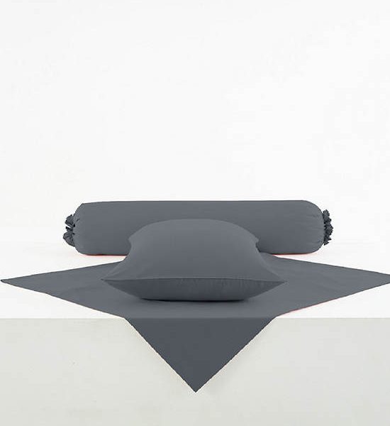 LOTUS Bedding Set COZY Collection : CHARCOAL 3.5 FT.(3 pcs.). 100% оригинал