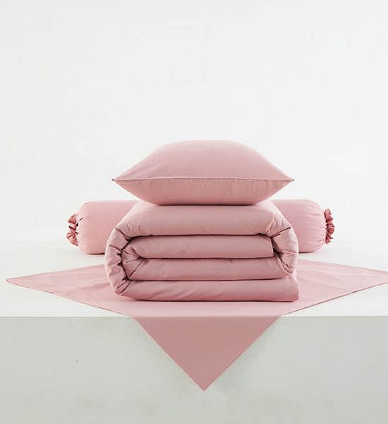 LOTUS Bedding Set & Comforter COZY Collection : ROSE TAN 3.5 FT.( 4 pcs.). 100% оригинал