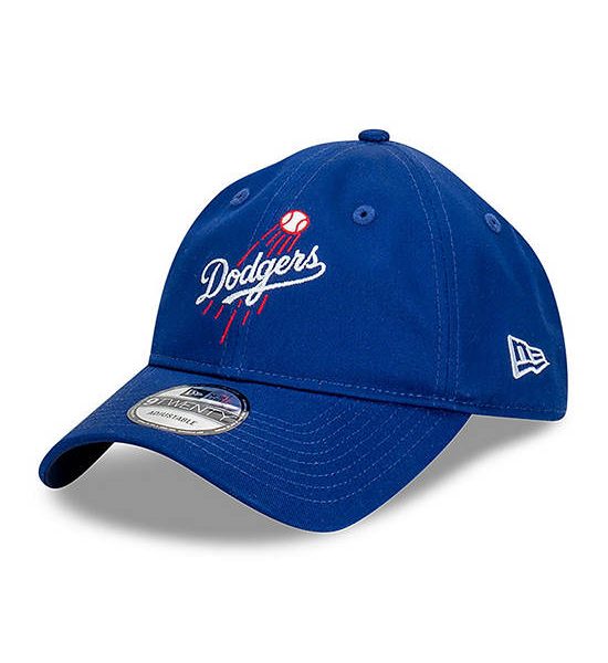 NEW ERA UNISEX CAP LOS ANGELES DODGERS MLB WORDMARK 9TWENTY CAP DARK ROYAL. 100% оригинал