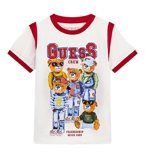 GUESS Kids Boys Printed T-shirt 3-6 yrs - White. 100% оригинал
