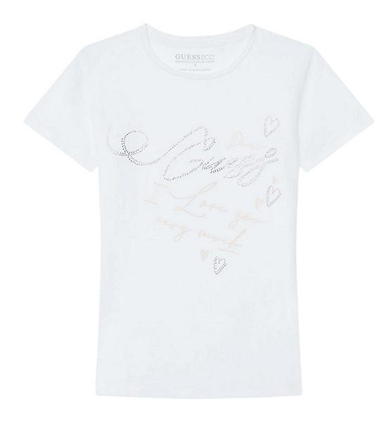 GUESS Kids Girl Blouse For Girls Tee 7-14 yrs - White. 100% оригинал