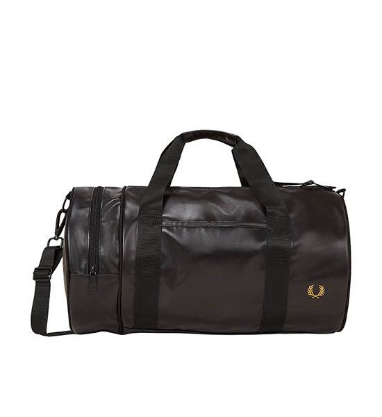 Fred Perry TONAL CLASSIC BARREL BAG Black. 100% оригинал