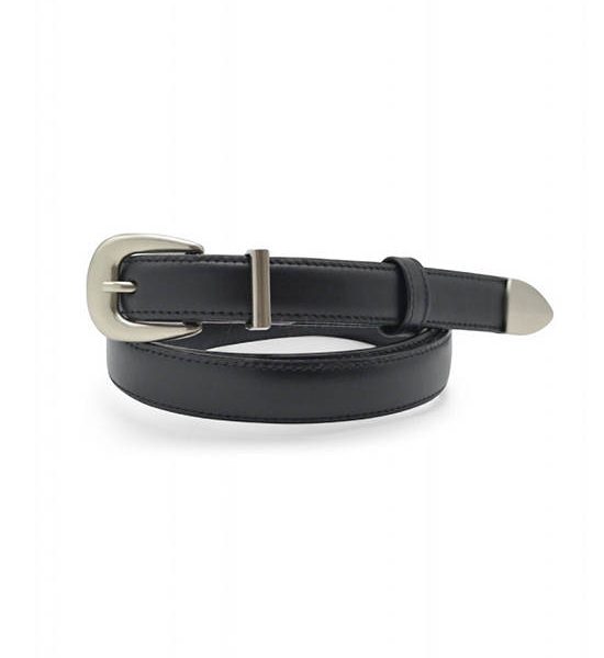 la franche Women Belt Nappa Pattern Genuine Cow Leather Belt Black. 100% оригинал