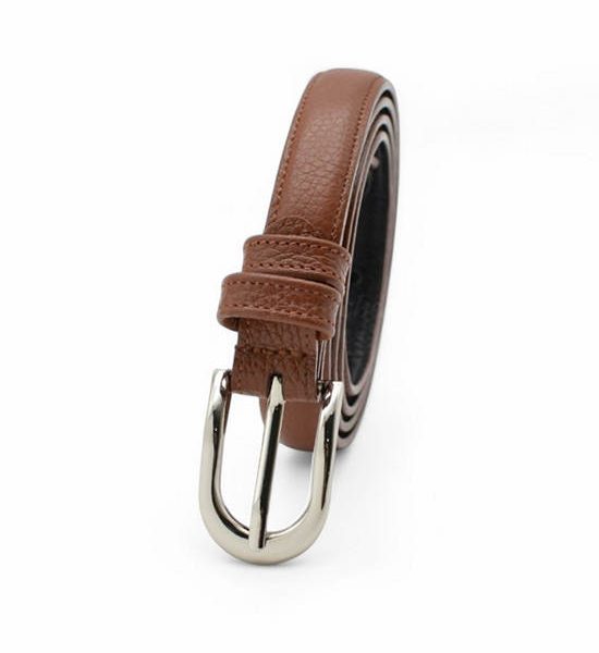 la franche Women Belt Pebble Pattern Genuine Cow Leather Belt Brown. 100% оригинал