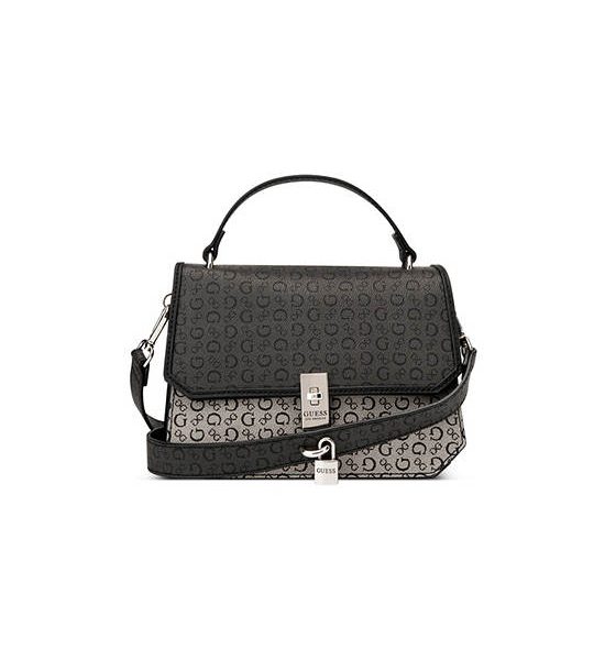 GUESS WOMEN BAG LOWEN TOP HANDLE CROSSBODY BLACK. 100% оригинал
