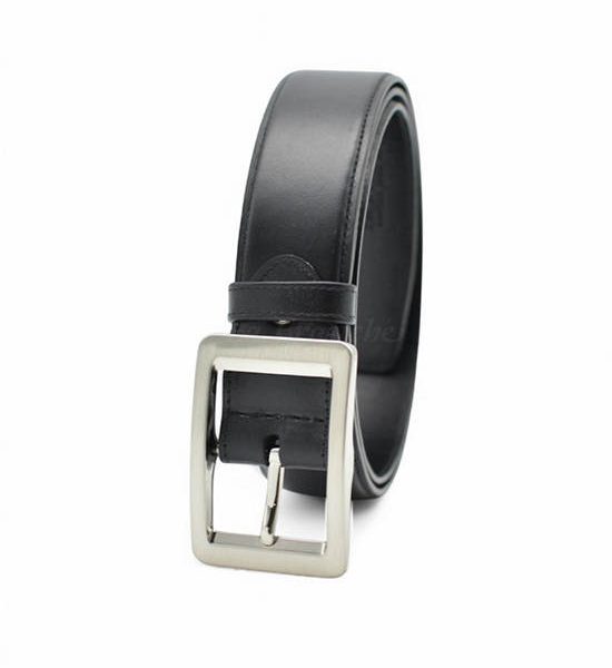 la franche Men Belt Nappa Pattern Genuine Cow Leather Belt Black. 100% оригинал