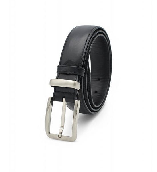 la franche Men Belt Nappa Pattern Genuine Cow Leather Belt Black. 100% оригинал