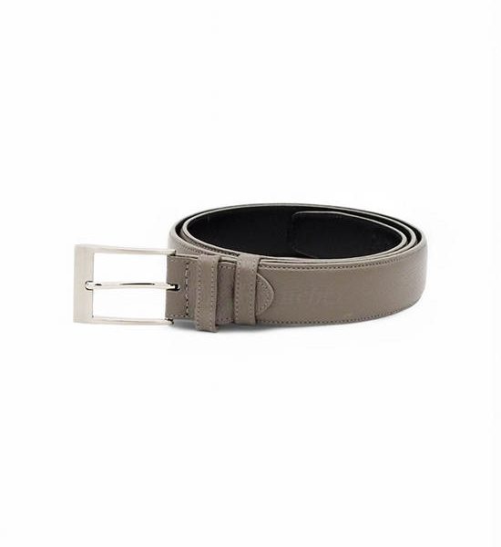 la franche Unisex Belt Pebble Pattern Genuine Cow Leather Belt Grey. 100% оригинал