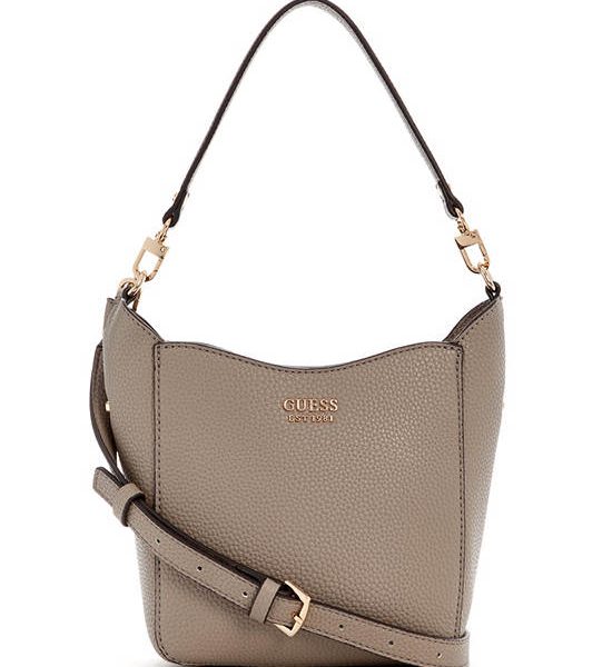 GUESS WOMEN BAG BRENTON SM GRLFRIEND BUCKT Model PG964803 - GREY. 100% оригинал