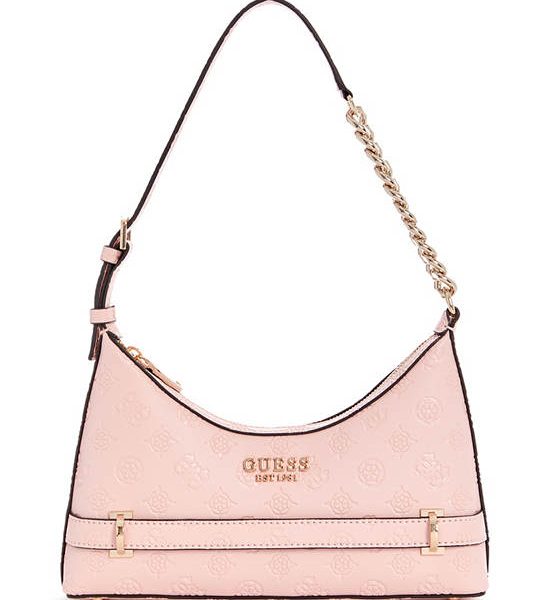 GUESS WOMEN BAG ZARELA TOP ZIP SHOULDER BAG Model PD963018 - PINK. 100% оригинал