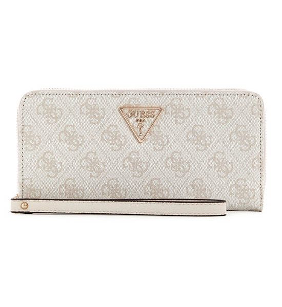 GUESS WOMEN BAG LAUREL SLG LARGE ZIP AROUND Model SG8500146 - WHITE. 100% оригинал
