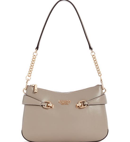 GUESS WOMEN BAG LORELEI TOP ZIP SHOULDER BAG Model VG963918 - GREY. 100% оригинал