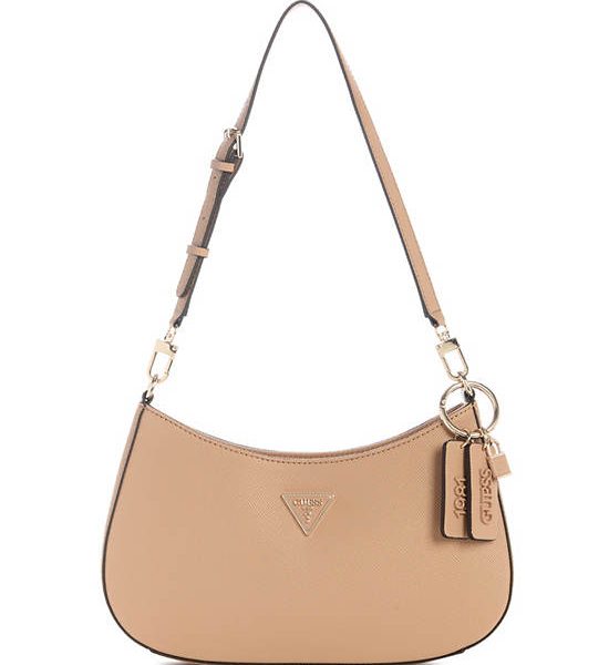 GUESS WOMEN BAG NOELLE TOP ZIP SHOULDER BAG Model ZG787918 - BEIGE. 100% оригинал