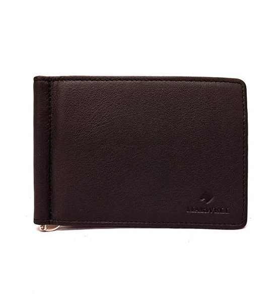 MARWELL Men's Leather Bifold Cardholder in Brown Color (MW790020). 100% оригинал