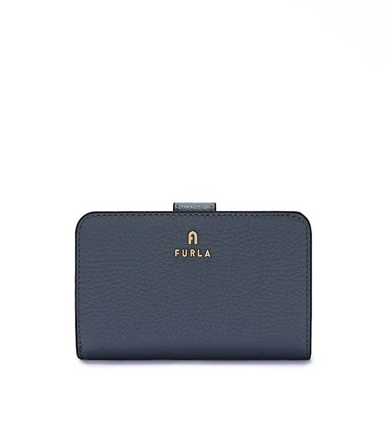 FURLA WOMEN M COMPACT WALLET CAMELIA DENIM. 100% оригинал