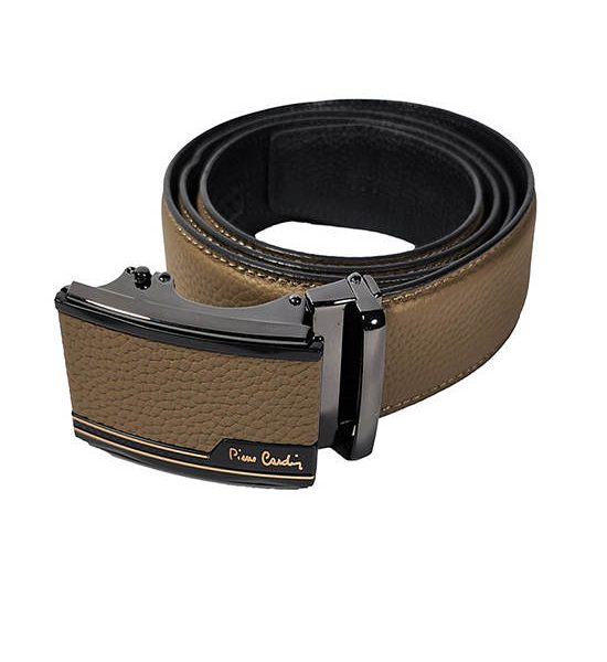 PIERRE CARDIN Menbelt Leather PBX4-A1 Brown. 100% оригинал