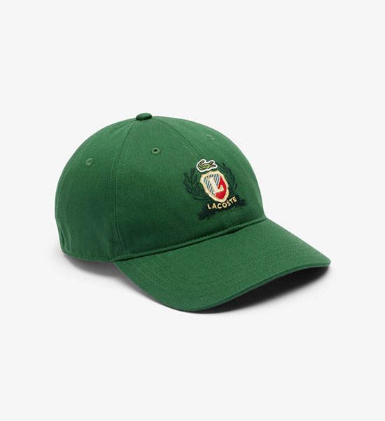 LACOSTE Adjustable Embroidered Twill Cap Green. 100% оригинал